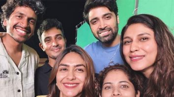 “Best team,” says Mrunal Thakur as she completes shooting for Dacoit