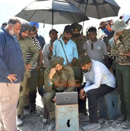 On The Sets Of The Movie Border 2