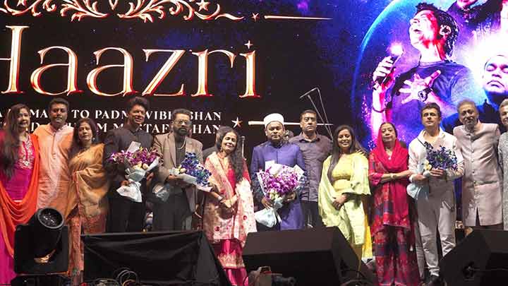 A.R. Rahman, Hariharan, Sonu Nigam, Shaan and others pay homage to Ustad Ghulam Mustafa Khan at Haazri 2026