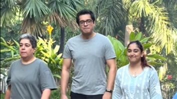 Junaid Khan & Ira Khan papped with their mom