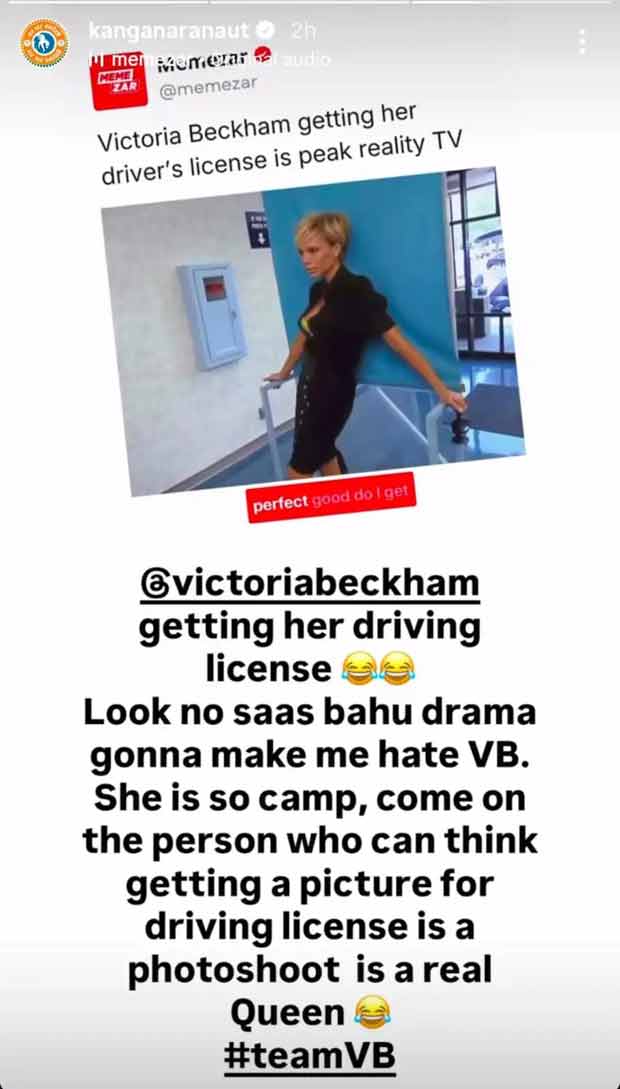 Kangana Ranaut calls Victoria Beckham “real queen,” amid “Saas-Bahu drama” with Nicola Peltz