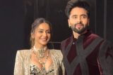 Lovely couple! Rakul Preet Singh & Jackky Bhagnani at Nupur & Stebin Ben’s reception