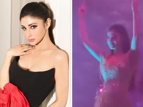 Mouni Roy walks off stage mid-performance at Haryana event after alleged on-stage harassment | watch video Mouni Roy walks off stage mid-performance at Haryana event after alleged on-stage harassment | watch video
