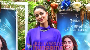 Photos: Ananya Panday snapped at Tanishq event in Juhu