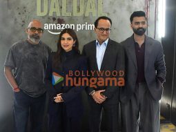 Photos: Bhumi Pednekar and others snapped promoting Daldal