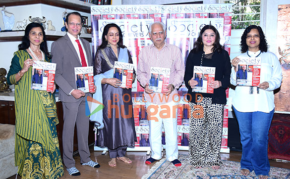 photos hema malini unveils society achievers cover featuring filmmaker ramesh sippy celebrating cinema 2