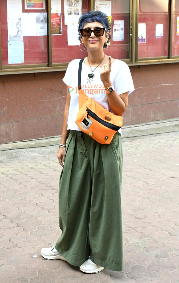 photos junaid khan ira khan kiran rao and others snapped outside voting booth in bandra 1