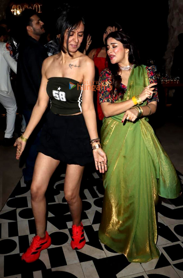 photos nyra banerjee shiv thakare smita gondkar and others snapped at the annual bigg boss marathi bash 12