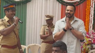 Police on duty. Fans on fire. Rohit Shetty in the house