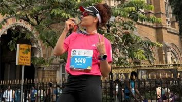 Saiyami Kher celebrates 10 years at Mumbai Marathon: “This is where my running journey began”