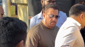 Salman Khan spotted on the way to vote