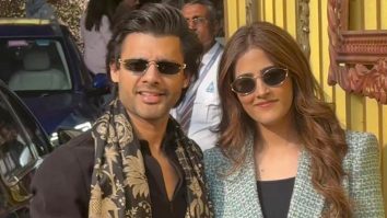 Soon to be married couple Stebin Ben & Nupur Sanon pose together