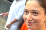 Tamannaah Bhatia spotted after casting vote