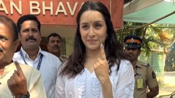 Vote done, duties Vote done, duties fulfilled! Shraddha Kapoor flaunts her inked finger