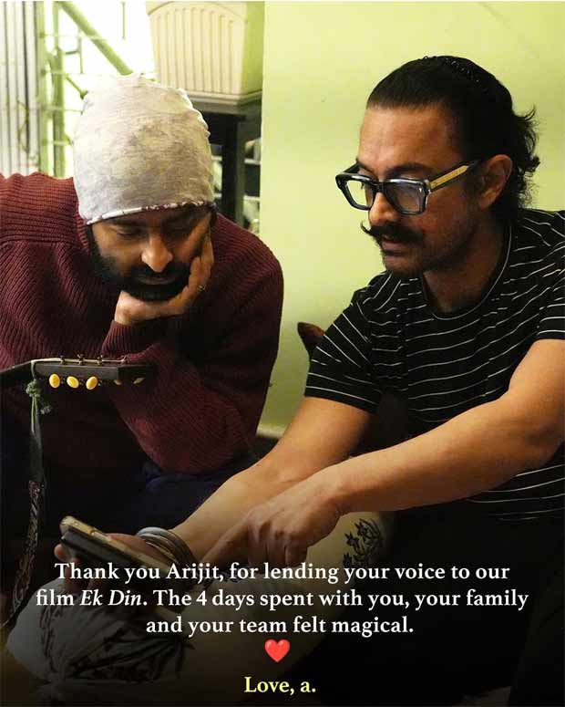 Aamir Khan shares moments from his visit to Arijit Singh’s hometown as singer collaborates with actor-producer for Ek Din