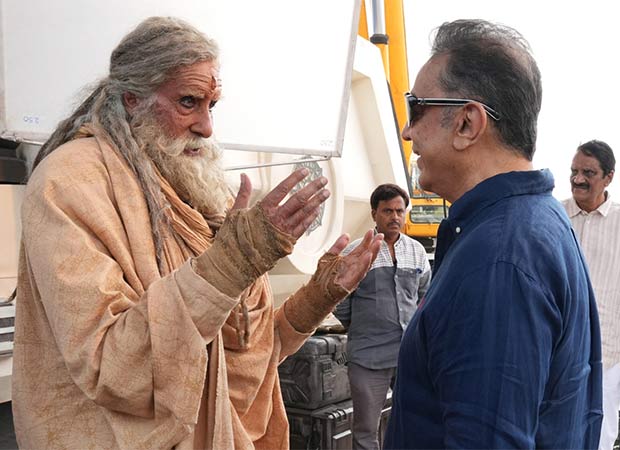Kalki 2 llega a los pisos en Hyderabad: Amitabh Bachchan comparte BTS con Kamal Haasan: Bollywood News
