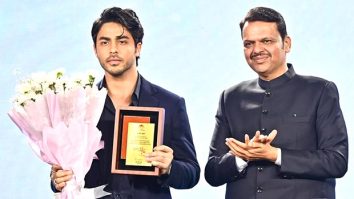 Aryan Khan bags Best Debutant Director Award for The Ba***ds of Bollywood; felicitated by Maharashtra CM Devendra Fadnavis