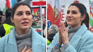Elnaaz Norouzi joins 250,000-strong Munich protest for Iran; says “They risk their lives for freedom”