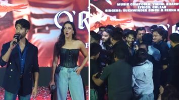 O’Romeo song launch: Shahid Kapoor, Triptii Dimri STUNNED as fans storm the stage to dance on ‘Paan Ki Dukaan’; bouncers save the day; Shahid’s quotes steal the show – “During promotions, roz Shendi lagti hai…roz DARR lagta hai…”