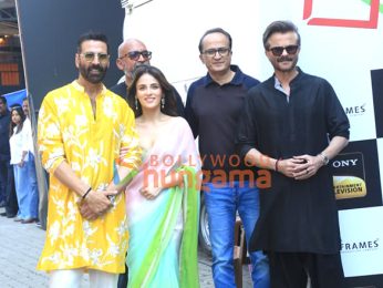 Photos: Akshay Kumar, Anil Kapoor, Radhikka Madan, Saurabh Shukla and others snapped on the sets of Wheel Of Fortune