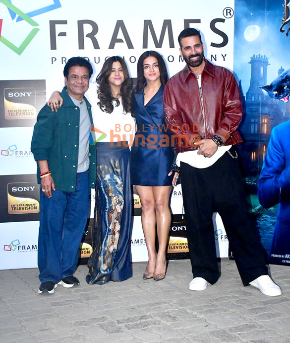 photos akshay kumar wamiqa gabbi rajpal yadav and ektaa r kapoor snapped promoting bhooth bangla on the sets of wheel of fortune 6