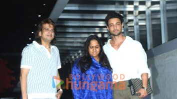 Photos: Arpita Khan, Aayush Sharma and Rahool N Kanal snapped in Bandra