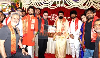 Photos: Bhushan Kumar, Rishab Shetty, and others snapped at the grand muhurat ceremony of their film Jai Hanuman