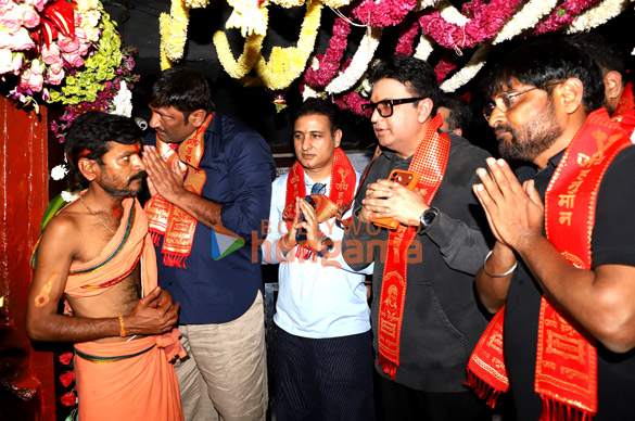 photos bhushan kumar rishab shetty and others snapped at the grand muhurat ceremony of their film jai hanuman 7