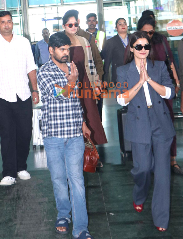 Photos: Rashmika Mandanna and Vijay Deverakonda spotted at Udaipur airport