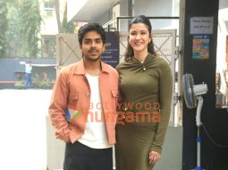 Photos: Shanaya Kapoor and Adarsh Gourav snapped promoting Tu Yaa Main