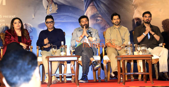 photos sunny deol varun dhawan ahan shetty and others attend the success press conference of border 2 1