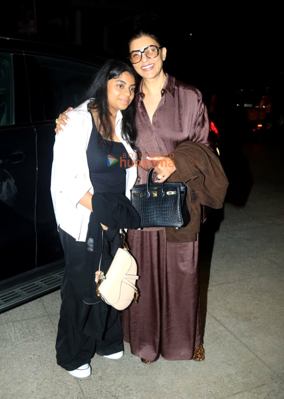 Photos: Sushmita Sen snapped with her daughter in Bandra