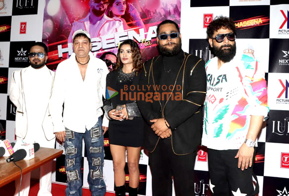 photos zayed khan ishaq khan and others unveil the party track haseena na na na 11