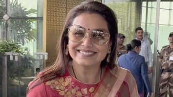 Our Mardani our Rani papped at the airport in a gorgeous saree