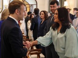 Richa Chadha meets French President Emmanuel Macron in Mumbai, discusses Indie Cinema and Indo-French collaborations