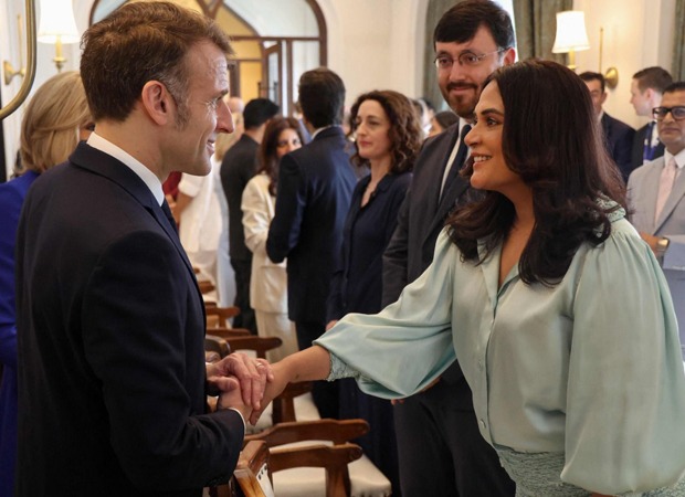 Richa Chadha meets French President Emmanuel Macron in Mumbai, discusses Indie Cinema and Indo-French collaborations