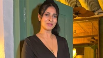 Tanishaa Mukerji looks beautiful as she pose for media