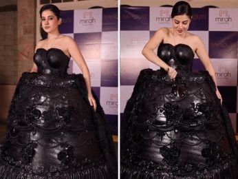Uorfi wears 100 kg chocolate cake dress; feeds people in wildest fashion experiment yet Uorfi wears 100 kg chocolate cake dress; feeds people in wildest fashion experiment yet