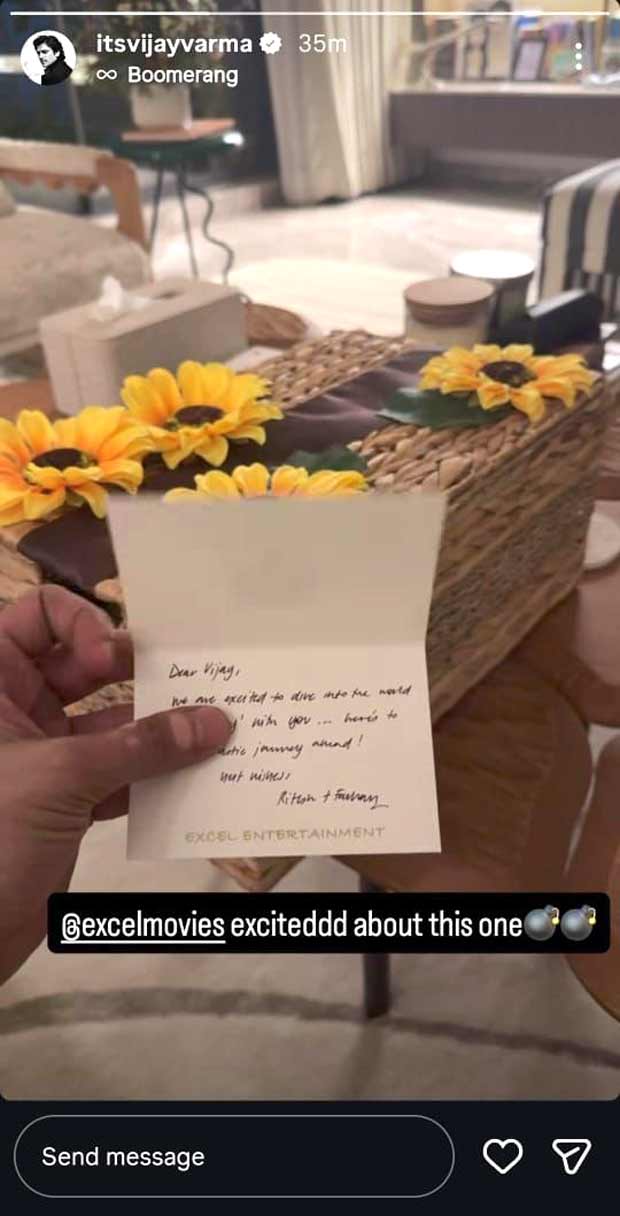 Vijay Varma sparks buzz with cryptic Excel Entertainment post; new collaboration on the cards?