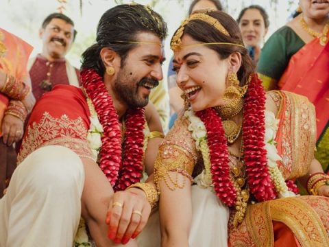 Vijay Deverakonda, Rashmika Mandanna share FIRST pictures from “The Wedding of VIROSH”