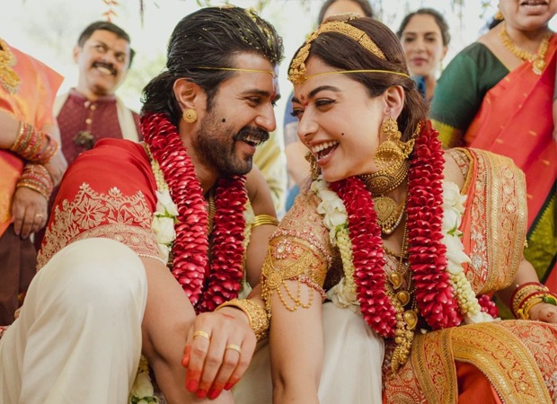 Vijay Deverakonda, Rashmika Mandanna share FIRST pictures from “The Wedding of VIROSH”