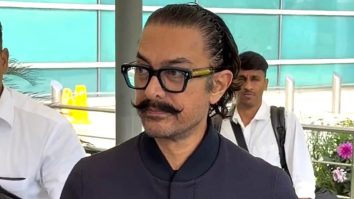 Aamir Khan spotted at the airport in his signature look