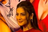 Shruti Haasan in a classy red dress