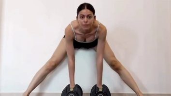 Alaya F never fails to surprise us with her innovative exercises
