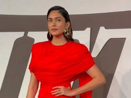 Mrunal Thakur slays in a chilly red outfit