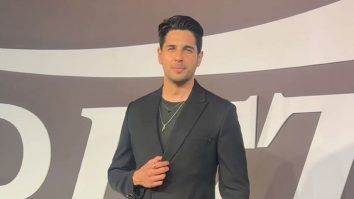 Sidharth Malhotra in all black stylish fit