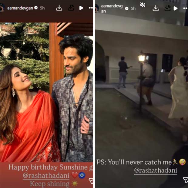 Aaman Devgan wishes “sunshine girl” Rasha Thadani on her 21st birthday with a sweet note!