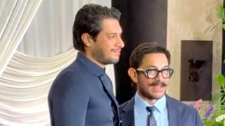 Aamir Khan pose with son Junaid Khan