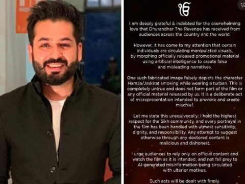 Aditya Dhar warns against AI-manipulated Dhurandhar: The Revenge visuals, calls them “malicious and misleading” Aditya Dhar warns against AI-manipulated Dhurandhar: The Revenge visuals, calls them “malicious and misleading”