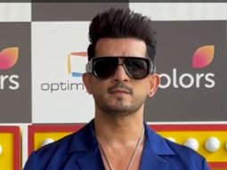 Arjun Bijlani in a dashing electric blue fit
